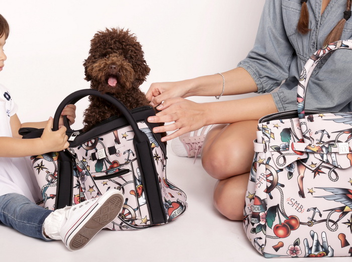 Save my dog! Итальянский бренд Save My Bag выпустил капсулу сумок-переносок для маленьких собак и щенков.  